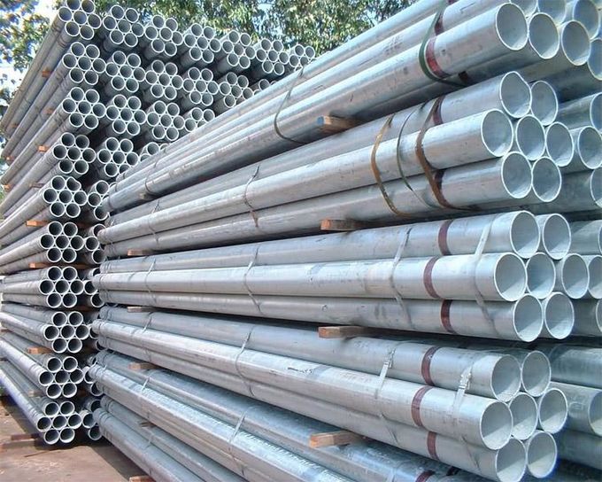 tubulação galvanizada redonda EN39 BV 0 do mergulho quente de 12m