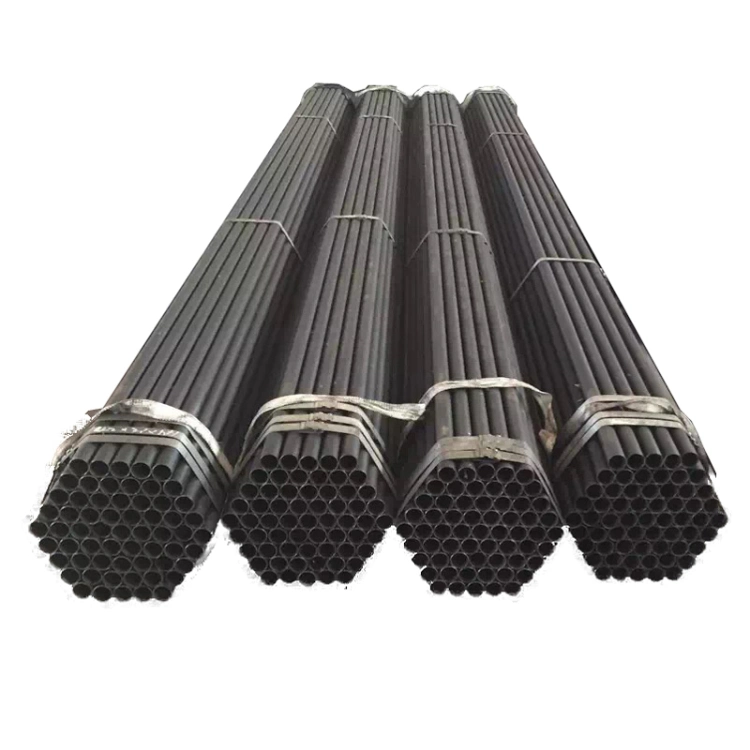 Casa do mais baixo preço ASTM A53/En10210/Q195/Q235/Ss400/DN15/DN40/48.3mm/Threaded/Painted/Galvanized/Oval/Green/andaime/mobília/tubo preto/aço carbono